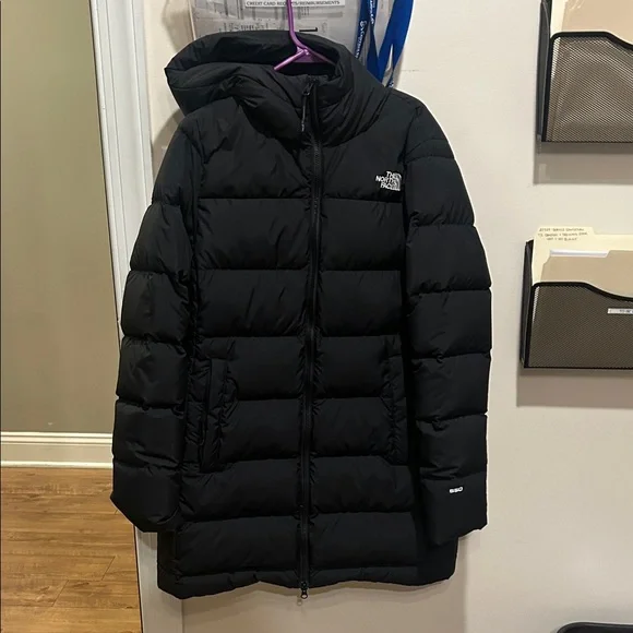 The North Face Woman’s Gotham Parka Down Coat Black - Picture 5 of 7